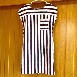 Madewell Zipline MiniDress in Sidestripe - Size XS